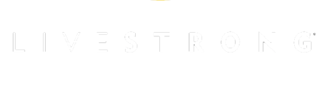 'White 'LIVESTRONG' text on a black background.'